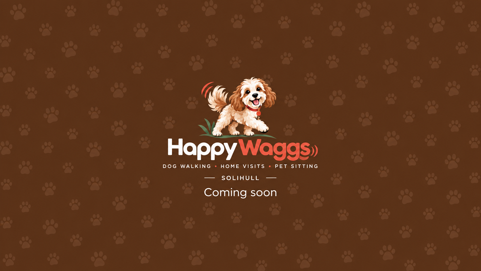 Happy Waggs - Dog Walking, Home Visits and Pet Sitting in Solihull. Coming soon.
